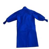 New York Girl Blue Wool-Blend Overcoat with Pockets