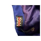 New York Girl Blue Wool-Blend Overcoat with Pockets