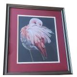 Original Flamingo Artwork - Framed