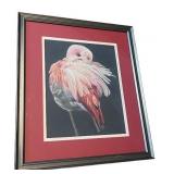 Original Flamingo Artwork - Framed