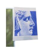 Collection of 4 Original Colored Pencil and Graphite Artworks