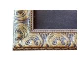 Framed Floral Still Life Art Print with Ornate Gold Frame