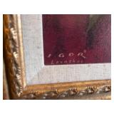 Framed Floral Artwork by Igor Levashov