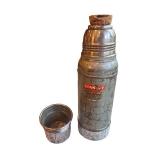 Vintage Stanley Steel Lined Thermos with Cork Stopper and Cup