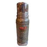 Vintage Stanley Steel Lined Thermos with Cork Stopper and Cup