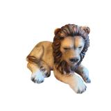 Set of 3 African Animal Figurines: Lion, Giraffe, and Elephant