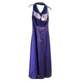 Janelle G Purple Formal Gown with Rhinestone Detail, Size 6