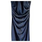 City Studio Black Halter Evening Dress with Sparkle Detail, Size Small