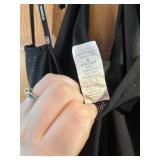 City Studio Black Halter Evening Dress with Sparkle Detail, Size Small