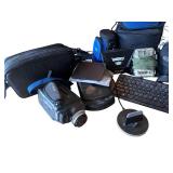 Lot of Mixed Electronics with Cameras, Keyboard, Tripod, Chargers, and Accessories
