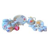 Corelle Coordinates and Home Collection Fruit Stoneware Kitchenware Set