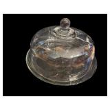 Collection of Vintage and Cut Glass Serving Pieces and Drinkware