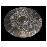 Collection of Vintage and Cut Glass Serving Pieces and Drinkware