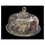 Collection of Vintage and Cut Glass Serving Pieces and Drinkware