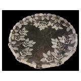 Collection of Vintage and Cut Glass Serving Pieces and Drinkware