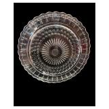 Collection of Vintage and Cut Glass Serving Pieces and Drinkware