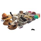 Large Collection of Kitchenware, Utensils, and Storage Containers