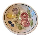 Vintage Fruit-Themed Kitchenware Set Including Plates, Bowls, Pitcher, and Decor