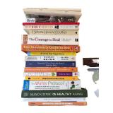 Collection of Books Including Gardening, Health, and Self-Help