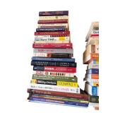 Collection of Books Including Gardening, Health, and Self-Help