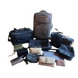 Collection of Travel Bags, Luggage, Pouches, and Wallets