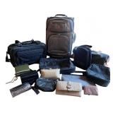 Collection of Travel Bags, Luggage, Pouches, and Wallets