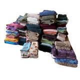 Large Assortment of Bath Towels and Washcloths