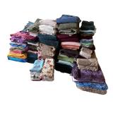 Large Assortment of Bath Towels and Washcloths