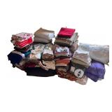 Large Collection of Assorted Blankets, Sheets, Pillow Cases and Other Linens