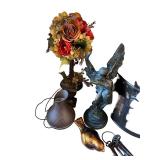 Home Decor Collection with Framed Art, Vase, Lamps, and Accessories