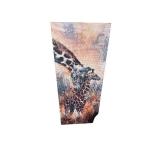 Home Decor Lot with Artificial Palm Tree, Fruit Accents, Wall Art, and Baskets