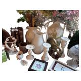Large Lot of Decorative Home Decor Accents and Vases