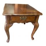 Coffee Table and Matching Queen Anne Side Table Set