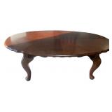 Coffee Table and Matching Queen Anne Side Table Set