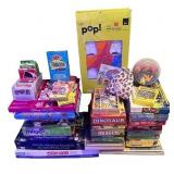 Large Assortment of Board Games and Puzzles for Children
