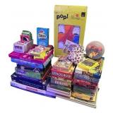 Large Assortment of Board Games and Puzzles for Children