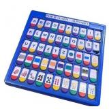 Game and Learning Set: Carrom Gameboard, Lite-Brite, and Flip & Learn Alphabet Board