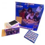 Game and Learning Set: Carrom Gameboard, Lite-Brite, and Flip & Learn Alphabet Board