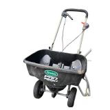 Lawn Care Equipment Collection with Hose Reel, Scotts Spreader, and Sprinklers
