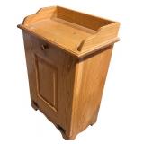 Wooden Tilt-Out Cabinet with Drawer and Front Door