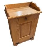 Wooden Tilt-Out Cabinet with Drawer and Front Door