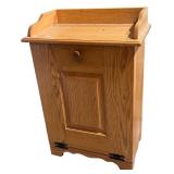Wooden Tilt-Out Cabinet with Drawer and Front Door