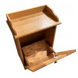 Wooden Tilt-Out Cabinet with Drawer and Front Door