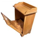 Wooden Tilt-Out Cabinet with Drawer and Front Door