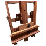 Wooden Adjustable Studio Art Easel with Wheels