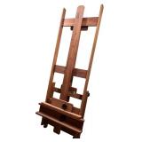 Wooden Adjustable Studio Art Easel with Wheels
