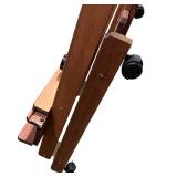 Wooden Adjustable Studio Art Easel with Wheels