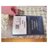 Set of 2 Floral Area Rugs with Burgundy and Ivory Design