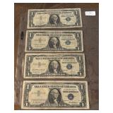 1957 Blue Seal $1 Dollar Silver Certificates