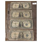1957 Blue Seal $1 Dollar Silver Certificates